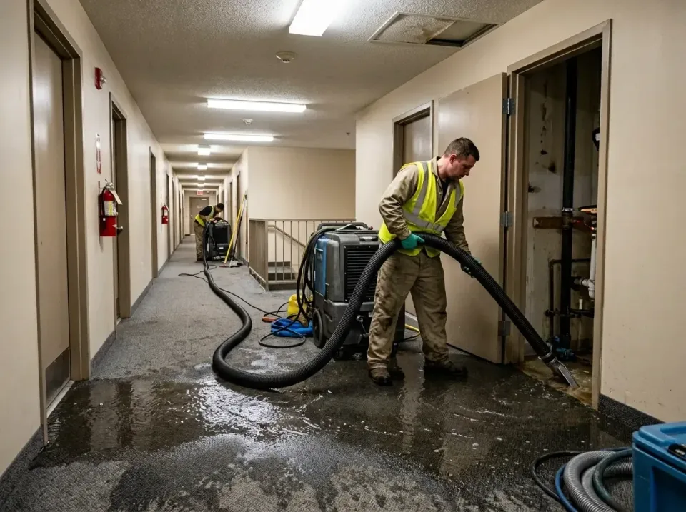 multi-unit-apartment-hallway-f-005 — frequently asked questions, Emergency Burst Pipe Water Extraction & Removal in Fishersv…